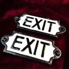 Exit signs vintage for sale  EXETER