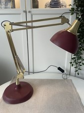 Large burgundy anglepoise for sale  BURY ST. EDMUNDS
