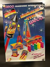 Weco feuerwerk poster gebraucht kaufen  Hamburg
