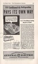 Displays de armazenamento de refrigeração de alimentos comerciais GE anúncio impresso original de supermercado 1934 comprar usado  Enviando para Brazil
