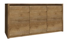 Nowoczesna drewniana komoda kredens komody szafka do salonu 130cm XL niskie na sprzedaż  PL