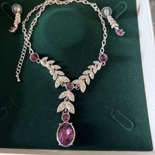 Cristalina necklace earing for sale  GRANGE-OVER-SANDS