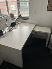 Ikea white malm for sale  NORTHAMPTON