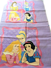 Tecido de algodão colcha lavanda 4 painéis travesseiros Disney Princess #5717 comprar usado  Enviando para Brazil