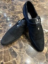 Usado, Sapatos masculinos de camurça Roberto Botticelli com elementos de pele de cobra feitos na Itália. " comprar usado  Enviando para Brazil