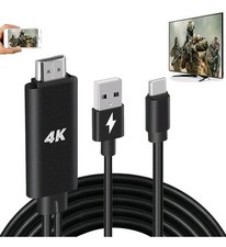 Usado, Adaptador HDMI USB tipo C cabo conversor de vídeo MHL 4K compatível com Samsung... comprar usado  Enviando para Brazil