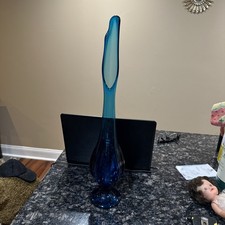 blue glass vase for sale blue glass vase for sale Levittown