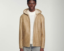 Sandro blouson peau d'occasion  Noisy-le-Sec