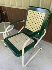 Conjunto de ferragens vintage de aço inoxidável para cadeira de tecido cesta de metal comprar usado  Enviando para Brazil