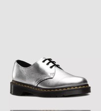 Silver dr. martens for sale  LONDON