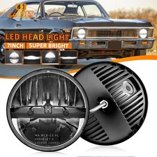 Usado, Farol de LED redondo aprovado pelo DOT 7" polegadas feixe alto-baixo para Chevy II/Nova 1969-79 comprar usado Usado, Farol de LED redondo aprovado pelo DOT 7" polegadas feixe alto-baixo para Chevy II/Nova 1969-79 comprar usado  Enviando para Brazil