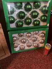 Vintage xmas baubles for sale  STOWMARKET