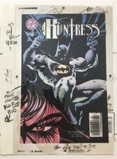Capa Huntress #2 por Mike Netzer guia de cores com Batman - Capa à prova comprar usado  Enviando para Brazil