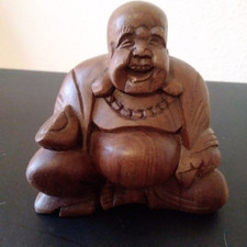 Wooden carved buddha for sale  GOSPORT
