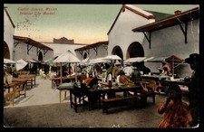 CARTÃO POSTAL DO MÉXICO - CIUDAD JUAREZ, INTERIOR, MERCADO DA CIDADE 1908 comprar usado  Enviando para Brazil