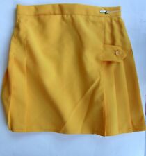 Mujer / Niña Talla 8 Netball Escuela Juegos Tenis SPORTS Gimnasio Falda Amarillo comprar usado  Enviando para Brazil