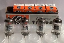 (4) GE 12AT7 ECC81 tubo pré-amplificador de válvula de rádio de áudio NOS com manga comprar usado  Enviando para Brazil