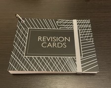 Revision cards ring for sale Revision cards ring for sale  SOUTHAMPTON
