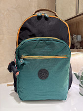 Mochila grande nova com etiquetas Kipling Seoul up 15" laptop casa na árvore verde 45cm H CAMO comprar usado  Enviando para Brazil