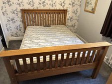 Pine double bed for sale  MACCLESFIELD