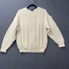 Aran jumper size for sale  GLASGOW