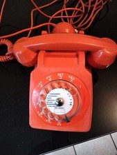 Téléphone orange vintage d'occasion  Riom