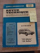 Revue Technique CITROEN CX 2000 REFLEX CX ATHENA CX 20, usado segunda mano  Embacar hacia Argentina