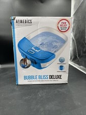 Usado, Massageador de pés HoMedics Bubble Bliss Deluxe aquecido para pés spa bolha, azul comprar usado  Enviando para Brazil