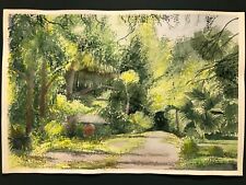 Vintage unframed woodland for sale  MANCHESTER