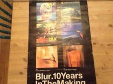 Blur poster. years for sale  COLCHESTER