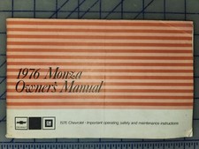 Chevrolet Monza 1976 Manual do Proprietário Original comprar usado  Enviando para Brazil