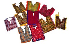 Grande Lote Mais Barato Peças Vintage Afegão Banjara Antigo Vestido Baluch Adesivo de Pescoço de Jugo comprar usado  Enviando para Brazil
