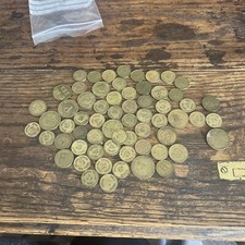 Vintage brass tokens for sale  HALIFAX