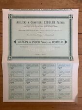 Ateliers chantiers ziegler d'occasion  Paris-