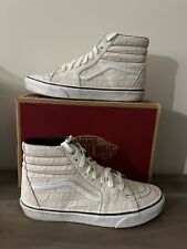 Usado, Tênis Vans Sk8-Hi em relevo branco/branco verdadeiro feminino 10 masculino 8.5 comprar usado  Enviando para Brazil