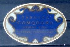 OLD CIGAR LABEL, TAPACLAVO, "COMODORO", usado comprar usado  Enviando para Brazil