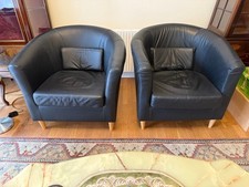 Black tub chair for sale  BOURNEMOUTH