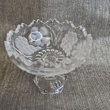 Lead crystal etched for sale  GRIMSBY