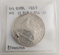 Birr 1889 ethiopia usato  Roma