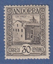 Andorra 1929 freimarke gebraucht kaufen  München