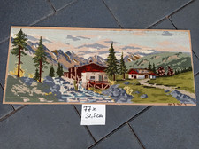 Bild stickerei alpenlandschft gebraucht kaufen  Münster