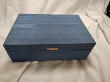 Vintage blue fabric for sale  Lewes