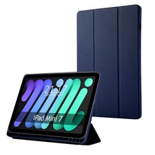Custodia Con Copertura Smart Per Apple Ipad Mini 7 (2024) Colore Blu na sprzedaż  Wysyłka do Poland