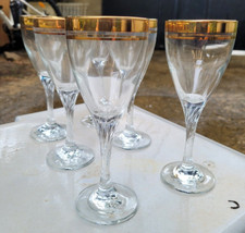 Lot verres pieds d'occasion  Orange