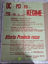 Manifesto viterbo msi usato  Viterbo