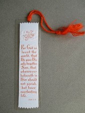 Woven bookmark religious for sale  NORWICH