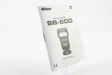 Usado, Câmera Nikon SB-600 foco automático lanterna flash manual de instruções livro #G103 comprar usado  Enviando para Brazil