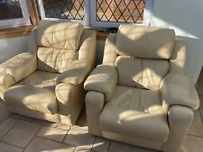 Plan cream leather for sale  BROCKENHURST