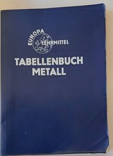 Tabellenbuch metall europa gebraucht kaufen  Lennestadt