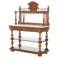 Antique oak marble for sale  Big Flats